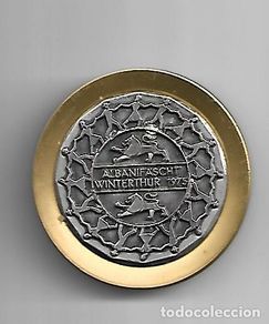 Médailles thématiques: ANTIGUA MEDALLA MILITAR SUIZA WINTERTHUR 1975